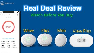 Airthings Full Review  Wave Wave Plus View Plus Wave Mini  Watch Before You Buy [upl. by Nrubliw]