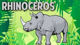 How To Pronounce RHINOCEROS  गेंडा  Pronunciation In HINDI  Animal  HD  Lehren Kids [upl. by Icnarf]