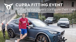 FC Barcelona players configure their CUPRA models [upl. by Ru890]