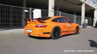 Porsche 997 GT3 RS LOUD Revving  Porsche Days 2010 [upl. by Magnien44]