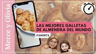 Cómo hacer las mejores GALLETAS de ALMENDRA del mundo  SIN MOLDE  Youtube Shorts​ [upl. by Socha]