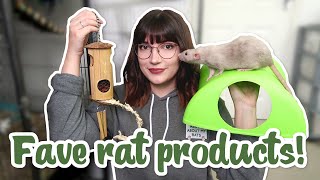 My top favourite items to use with pet rats [upl. by Erdnaet]