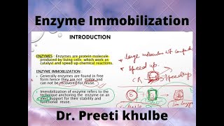 Enzyme Immobilization [upl. by Eduardo]