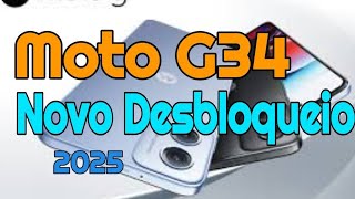 Desbloqueio Moto G34  Novo Desbloqueio Android 14 sem PC [upl. by Odell]