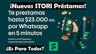 Ahora STORI Te Presta Dinero  STORI Préstamos Así Los Puedes Solicitar Y Esto Debes Saber 💳💳 [upl. by Judy]