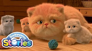 S1 EP06 Snack Sneaking Kittens l Badanamu Stories l Nursery Rhymes amp Kids Songs [upl. by Enier]