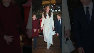 Wales Family at Royal Carols Together at Christmas the endofyear event at Westminster Abbey 2023 [upl. by Box]