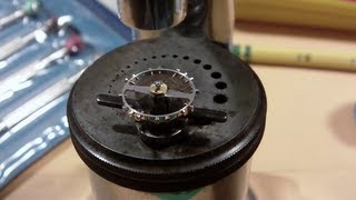 How I replace a balance staff friction fit Hamilton 992B [upl. by Elletnohs490]