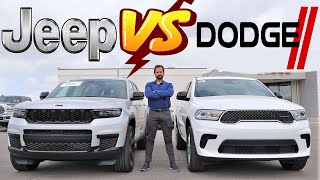 2023 Jeep Grand Cherokee L Vs 2023 Dodge Durango Which Is The Better Value [upl. by Nert814]