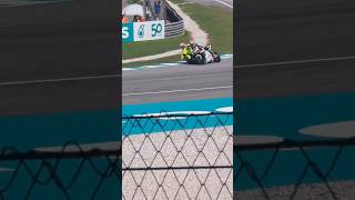 Marco Bezzecchi make contact with Zarco in Turn 1 MalaysianGP shorts [upl. by Alywt]