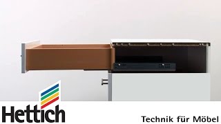 Características y dimensiones de las guías de extracción total Quadro DIY con Hettich [upl. by Wagner]