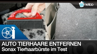 Hundehaare entfernen AutoSonax SpezialBürste zur Entfernung von TierhaarenAuto Tierhaare entfernen [upl. by Nnagrom830]