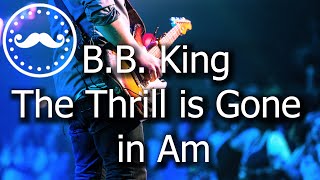 BB King Style Slow Blues Backing Track Jam in Am  VB006 [upl. by Altheta816]