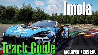 Track Guide  Imola ACC 195  McLaren 720s EVO  Pitskillio [upl. by Thisbe]