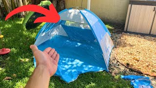 Venustas Beach Tent Review Is It Worth It Ultimate Lightweight Shelter [upl. by Margarete261]