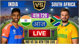 Live IND Vs SA Match Score Live Cricket Match Today  IND vs SA 4th T20 live 1st innings livescore [upl. by Elokcin399]