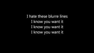 Robin Thicke  Blurred Lines letra  lyrics [upl. by Lacram120]