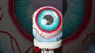 SCREAMIUM Giant Glowing Eyeball Animatronic Halloween Decoration [upl. by Llig]