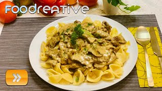 How to Cook Beef Stroganoff  What would you do to Cook Fast amp Easy  ASMR  FOODRETIVE [upl. by Sauls]