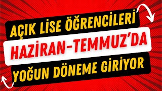 Açık Lise 2024 Sınav Takvimi [upl. by Enisaj]