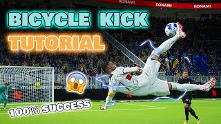 eFootball 2024  Bicycle Kick Tutorial  Playstation amp Xbox [upl. by Nalehp635]