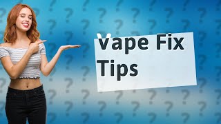 How to fix a disposable vape that wont hit [upl. by Wehrle]