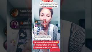 MOMEN NIKITA MENANGGAPI TITIPAN SALAM LOLLY KE VADEL beritaartis nikitamirzani lollyanaknikita [upl. by Aicul759]