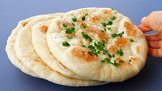 No Oven  Mix water with flour the softest and healthy flatbread recipe you will ever make [upl. by Yeslah321]