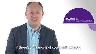 Where would you use extensively hydrolysed formula and amino acid formula in cows milk allergy [upl. by Dorca]