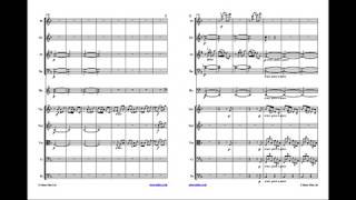 Beethovens Symphony No6 1st movement  score animation [upl. by Hilel]