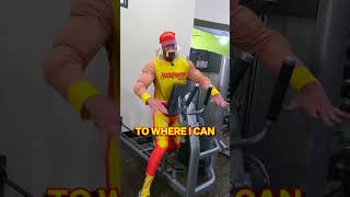 Hulk Hogan’s Secret to a Killer Leg Drop🤯💪 GymMotivation Hulkamania Shorts gymhumor [upl. by Lello967]