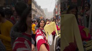 Sarojini Nagar Winter Shopping With Mom 🛍️❄️ minivlog shorts sarojininagar shopping upsc [upl. by Rot]