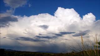 La météo Formation orage avec Arc en ciel Time lapse video [upl. by Sundin567]