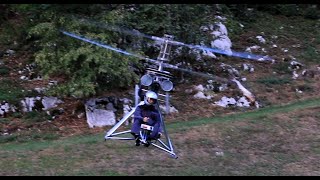 Mirocopter SCH2A Autorotation and Circular Turns [upl. by Teddi]