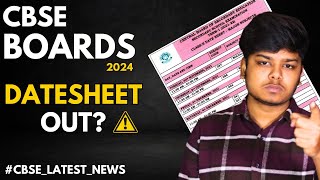 Cbse Boards 2024 Datesheet Released  Cbse Latest News [upl. by Ernest223]