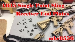 QD Receiver End PlateAR15 Single Point Sling Attachment Receiver End Plates [upl. by Reiter]