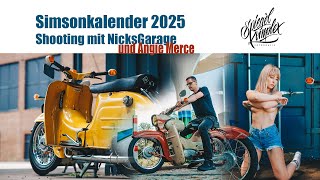 Simsonkalender 2025  Nicks Garage und Angie Merce [upl. by Anidan]