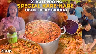 Ubos ang 21 malaking KALDERO o halos 250 KILOS ng KAREKARE every sunday sa Caloocan Ang daming TAO [upl. by Crowell]