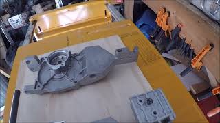 Makita MLT 100 N Table Saw Gearbox replacement [upl. by Capone49]