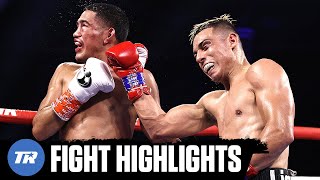 Luis Alberto Lopez Upsets Gabriel Flores Jr  FIGHT HIGHLIGHTS [upl. by Noemis]