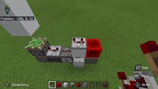 Minecraft Bedrock 1 by 2 Hipster Door [upl. by Kwabena]