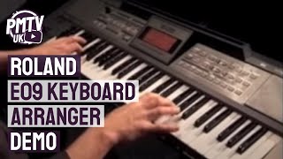 Roland E09 Keyboard Arranger Demo [upl. by Nagram]