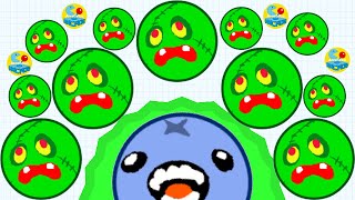 Agario Mobile Trolling Part 3 Premium Zombie Skin Agario Funny Moments [upl. by Enitsud]