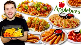 Trying Applebees ENTIRE APPETIZERS MENU Every Single Item [upl. by Sayres50]