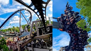 Monster Roller Coaster Multi Angle POV Grona Lund Sweden [upl. by Nylesoy]