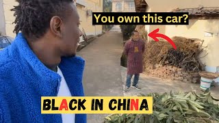 Black Guy shows up in a Chinese Village and Surprised Chinese Man [upl. by Beckett]