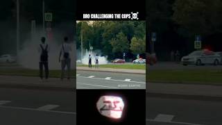 Bro Challenging The Cops☠️😵 trollface troll [upl. by Enirehtahc]