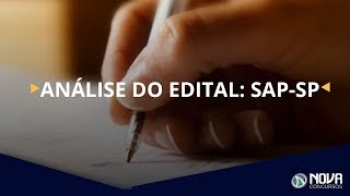 Análise do edital SAPSP  saiba tudo sobre o concurso com o Prof Ângelo Rigon [upl. by Eehtomit494]