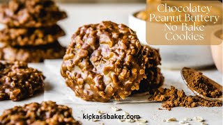 Chocolatey Peanut Buttery No Bake Cookies [upl. by Essined770]