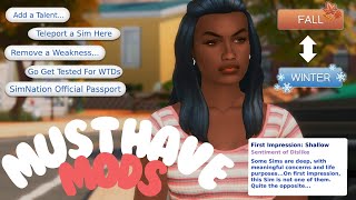 I wont LAUNCH Sims 4 without these MODS 😏 Mod Review w LINKS [upl. by Marilee945]